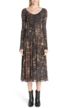 Women's Fuzzi Plaid Tulle Two-way Dress - Black