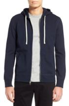 Men's Reigning Champ Core Zip Front Hoodie, Size - Blue