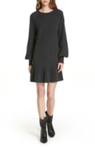 Women's Autumn Cashmere Bishop Sleeve Cashmere Sweater Dress