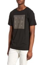Men's Saturdays Nyc Stencil Grid T-shirt - Black