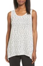 Women's Eileen Fisher Striated Linen Blend Knit Tank - White