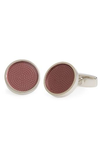 Men's Boss Round Cuff Links