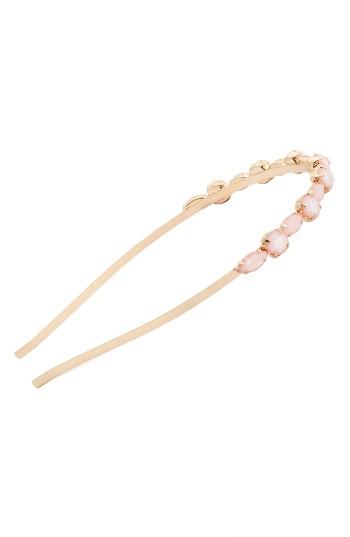 Berry Embellished Headband, Size - Pink