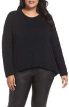 Women's Eileen Fisher Round Neck Organic Cotton Crop Sweater