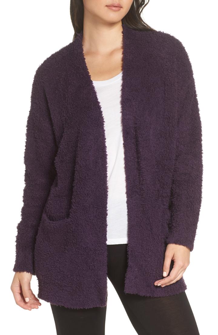 Women's Barefoot Dreams Cozychic Cardigan /x-large - Ivory