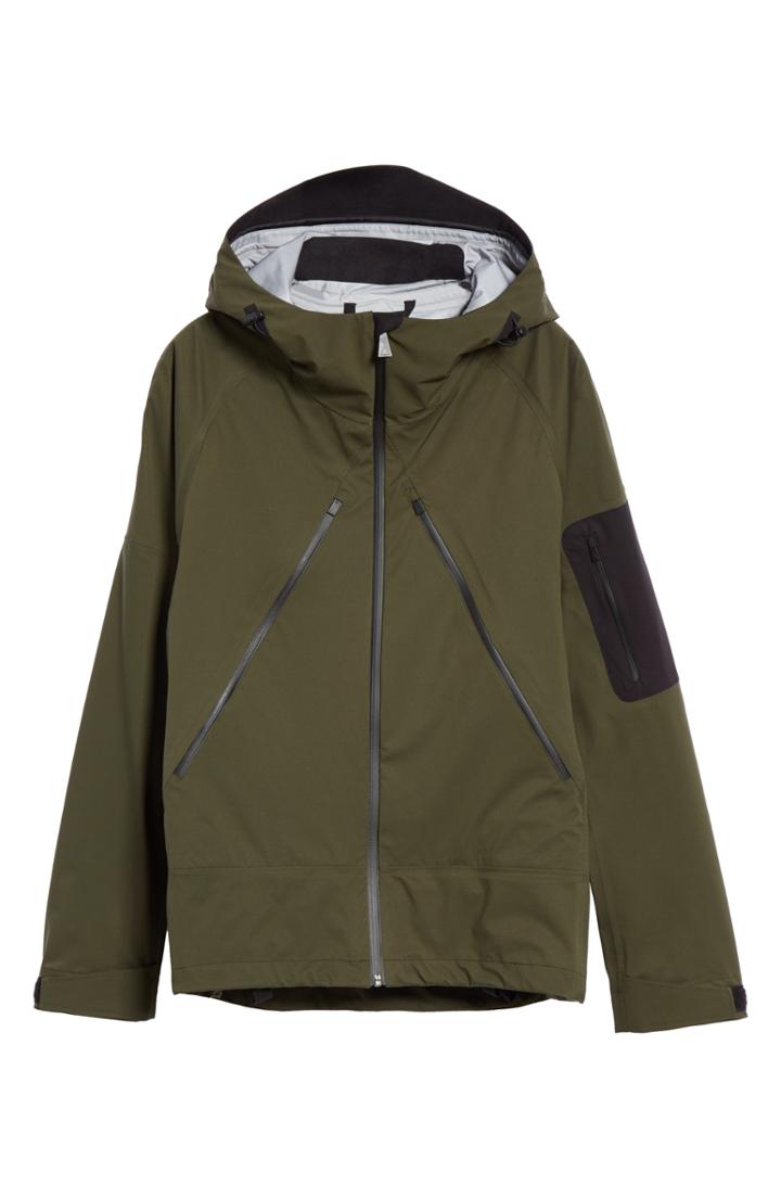 Men's Aztech Mountain Hayden Hooded Waterproof Shell Jacket - Green