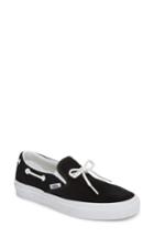 Women's Vans Ua Lacey 72 Slip-on Boat Sneaker .5 M - Black