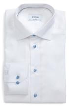 Men's Eton Contemporary Fit Signature Twill Dress Shirt .5 - White