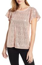 Women's Sandro Cacahuete Lace Top - Blue