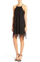 Women's Love, Fire Lace Shift Dress - Black
