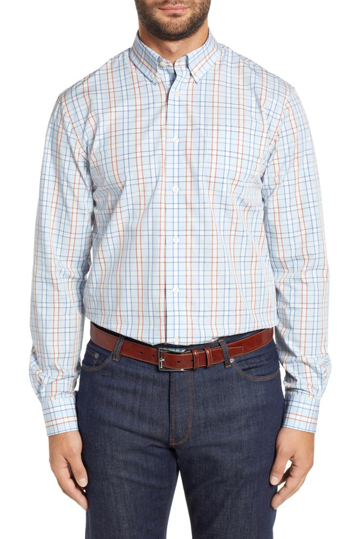 Men's Johnnie-o Riverton Classic Fit Sport Shirt - Blue
