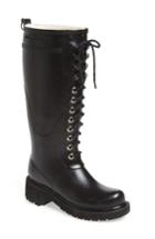 Women's Ilse Jacobsen Waterproof Lace-up Snow/rain Boot Eu - Black