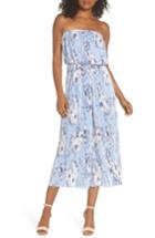 Women's 19 Cooper Strapless Pleated Jumpsuit - Blue