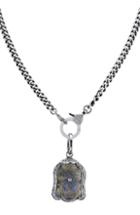 Women's Sheryl Lowe Labradorite Buddah Pendant Necklace