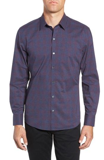 Men's Zachary Prell Maslin Sport Shirt - Blue