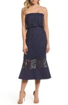 Women's Jarlo Xenia Strapless Lace Midi Dress - Blue