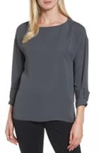 Women's Nic+zoe Buckle Sleeve Top - Green