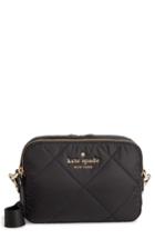 Kate Spade New York Watson Lane Quilted Amber Nylon Crossbody Bag - Black
