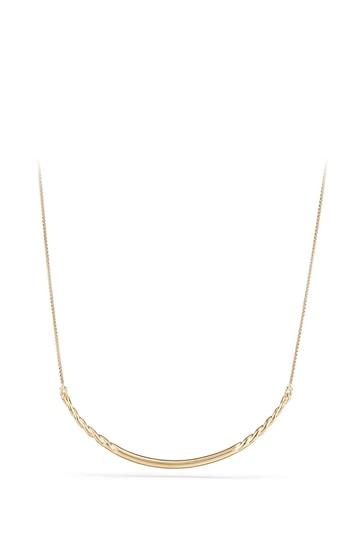 Women's David Yurman Pure Form Collar Necklace In 18k Gold