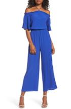 Women's Fraiche By J Ruffle Halter Jumpsuit