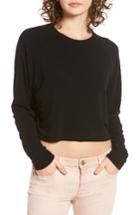 Women's Michelle By Comune Bedias Crop Sweatshirt - Black