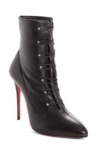 Women's Christian Louboutin French Tutu Pointy Toe Bootie Us / 35eu - Black