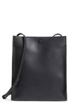 Steven Alan Large Camden Leather Crossbody Bag - Black