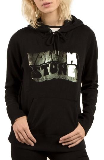 Women's Volcom Slidin' Hoodie - Black