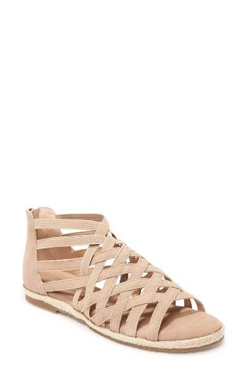 Women's Adam Tucker Cason Cage Sandal .5 M - Beige