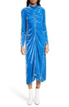 Women's Tibi Stretch Velvet Midi Dress