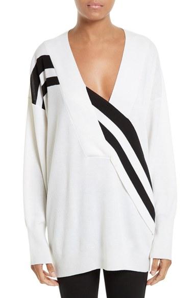 Women's Rag & Bone Grace Merino Wool Sweater, Size - White