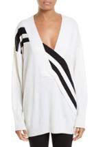 Women's Rag & Bone Grace Merino Wool Sweater, Size - White