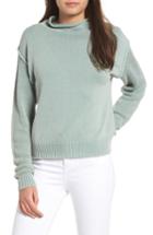 Women's Rvca Exposed Seam Sweater - Blue