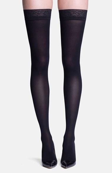 Women's Insignia By Sigvaris 'headliner' Graduated Compression Thigh Highs, Size D - Black