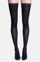 Women's Insignia By Sigvaris 'headliner' Graduated Compression Thigh Highs, Size D - Black