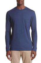 Men's Todd Snyder Long Sleeve Cotton Jersey T-shirt - Blue