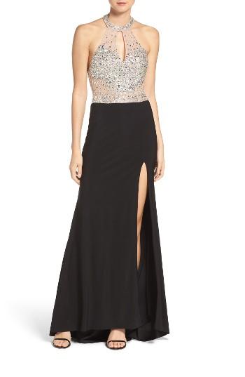 Women's Xscape Halter Gown