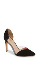 Women's Leith Parker Clear D'orsay Pump M - Black