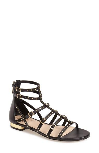 Women's Vince Camuto 'hevelli' Studded Leather Gladiator Sandal, Size