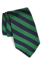 Men's Gitman Stripe Silk Tie, Size X-long - Green