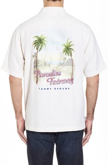 Men's Tommy Bahama Paradise Fairway Silk Camp Shirt
