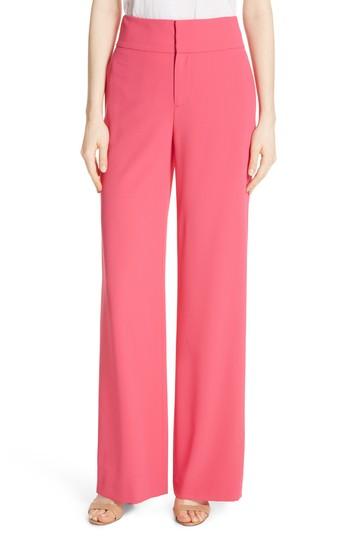 Women's Alice + Olivia Knox Wide Leg Pants - Red