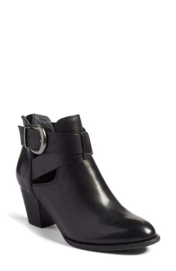 Women's Vionic Rory Buckle Strap Bootie .5 M - Black
