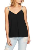 Women's 1.state Embroidered Strap Camisole, Size - Black