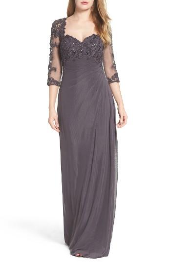 Women's La Femme Embellished Gown