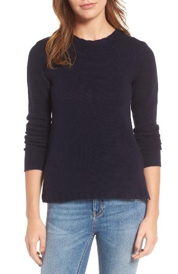 Women's James Perse Cashmere Crewneck Sweater - Blue
