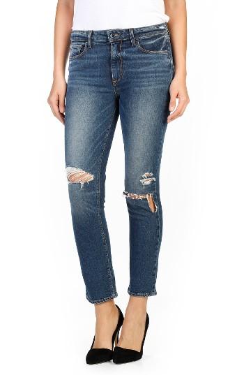 Women's Paige Jacqueline High Waist Ankle Straight Leg Jeans