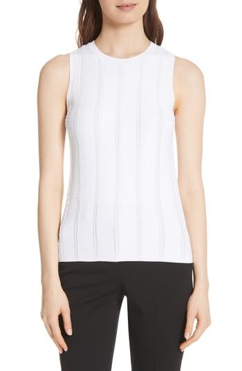 Women's Theory Cirrus Fringe Shell - White
