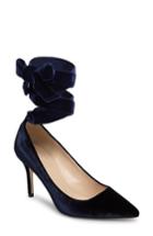 Women's J.crew Elsie Ankle Tie Pump .5 M - Blue