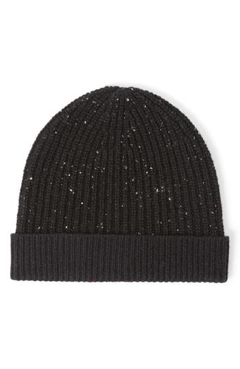 Men's Club Monaco Kensington Cashmere Blend Beanie - Black